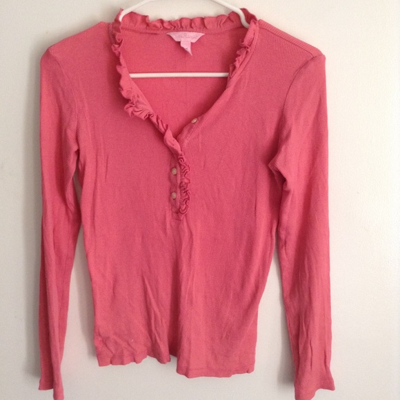 Lily Pulitzer half button blouse - Picture 1 of 3